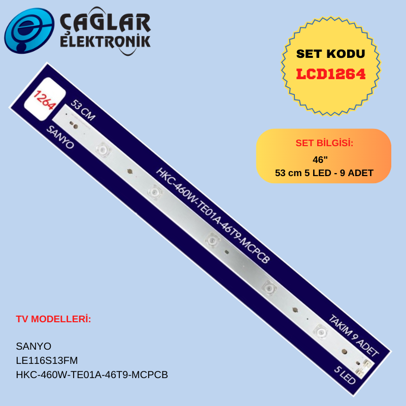 SANYO-NORDMENDE  46" LE116S13FM-HKC-460W-TE01A-46T9-MCPCB