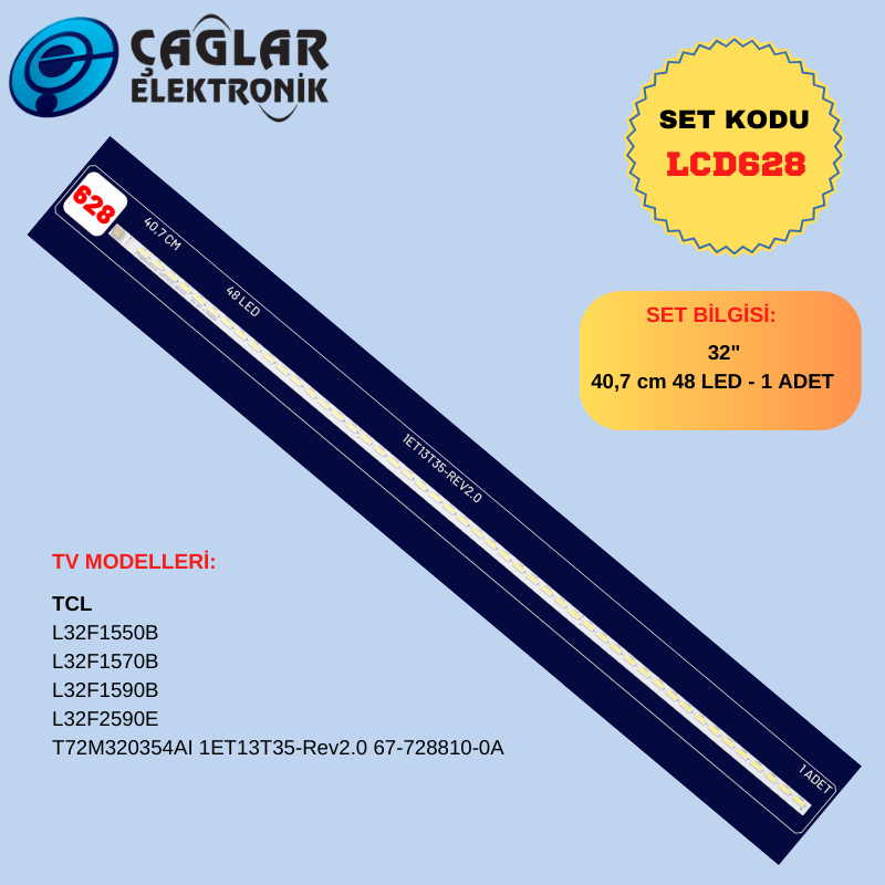 TCL 32" 40,7cm 48 LED L32F1550B - L32F1570B