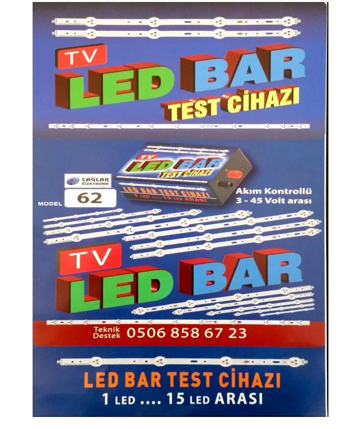 LCD TEST CİHAZI 1-15 LED ARASI