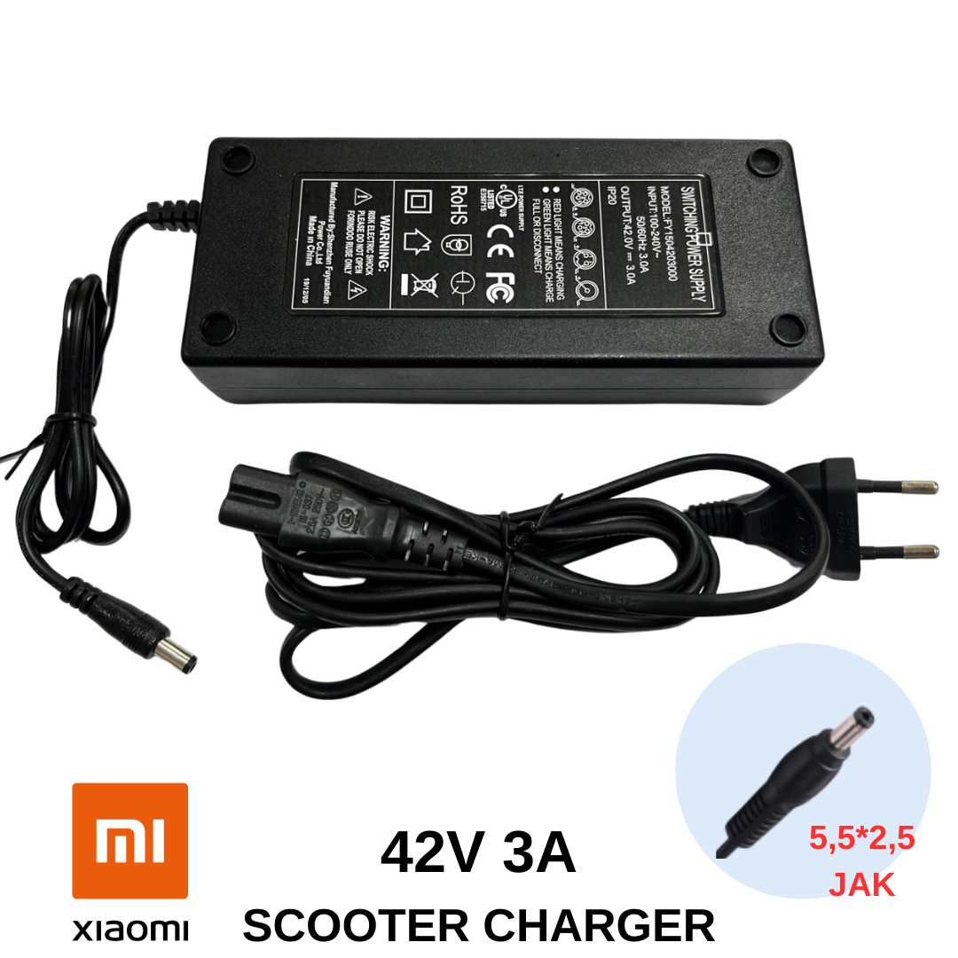 42V 3A XIAOMI SCOOTER HIZLI ŞARJ ADAPTÖRÜ  5,5*2,5