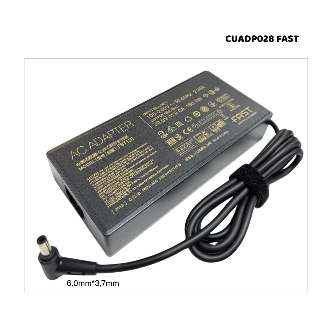20V 9A 180W ADAPTÖR (6,0x3,7) PİNLİ LITEON/CHICONY/MSI CUADP023
