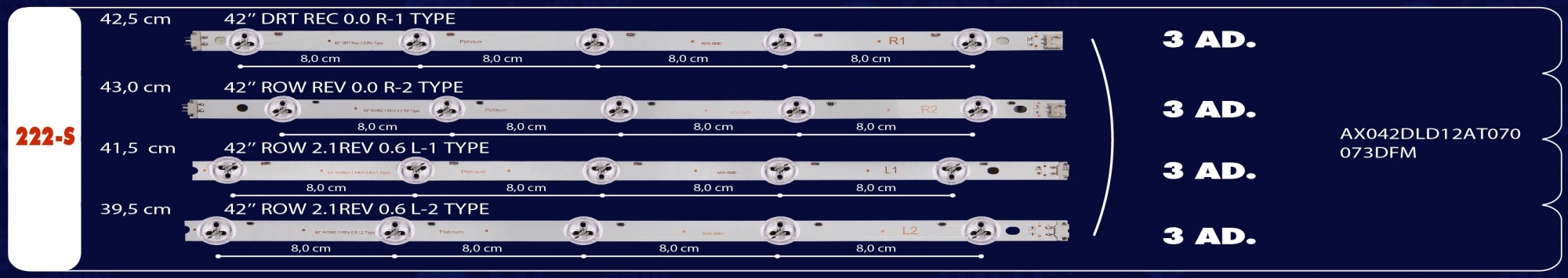 SUNNY-AXEN 42” R0W2.1 REV 0.0 1 R1-TYPE 6916 L-1413A 