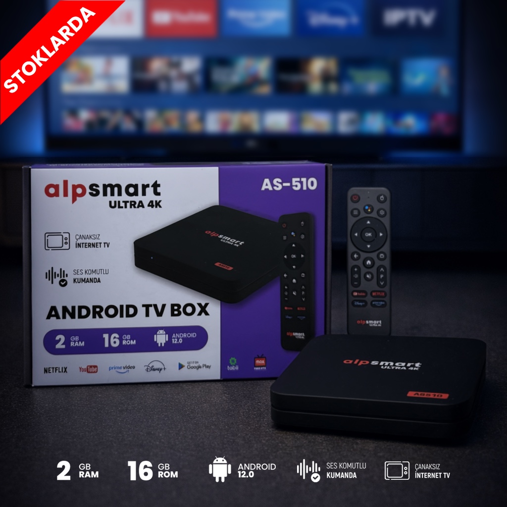 ANDROID TV BOX 2G/16G AS-510