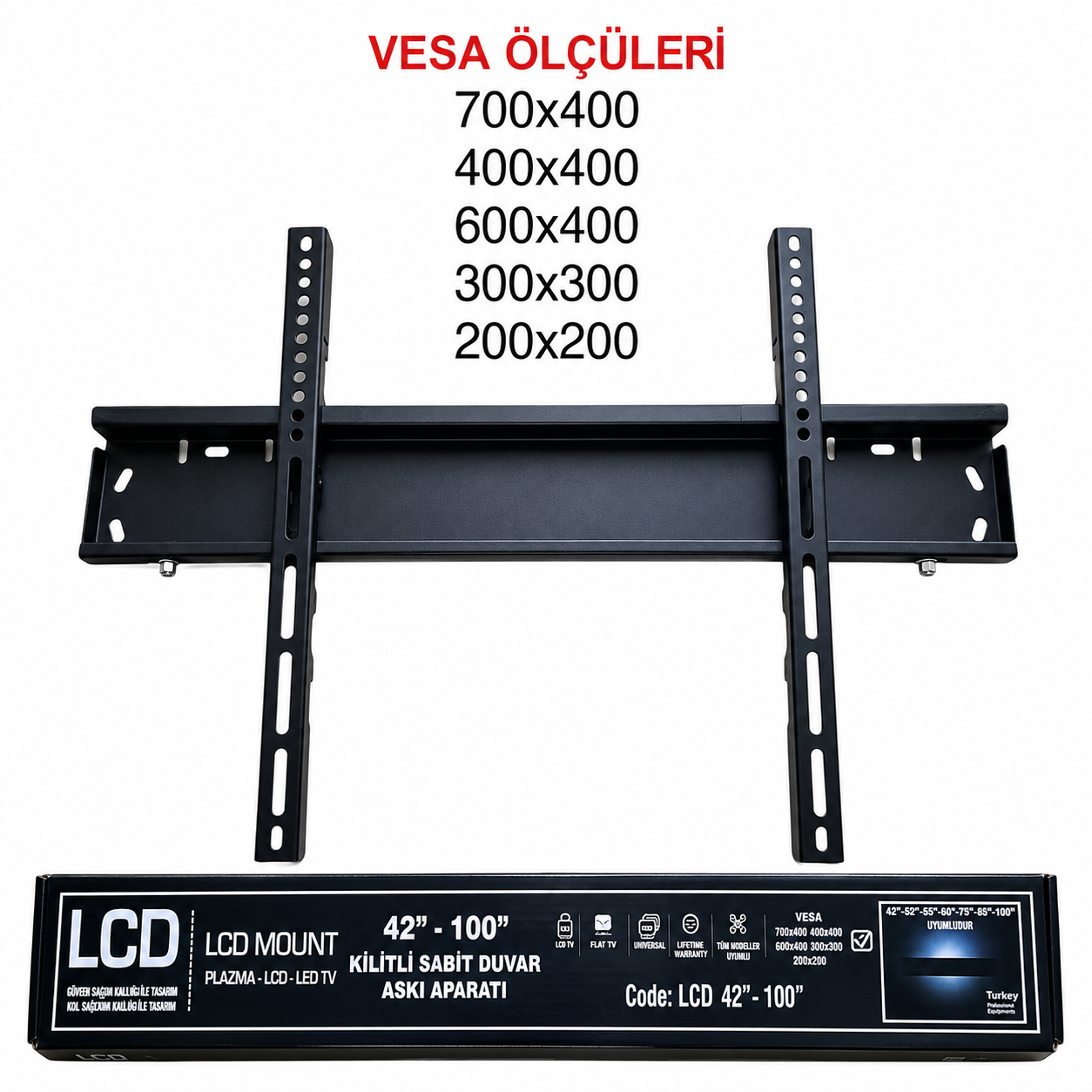 TV SABİT ASKI APARATI 42"-100"