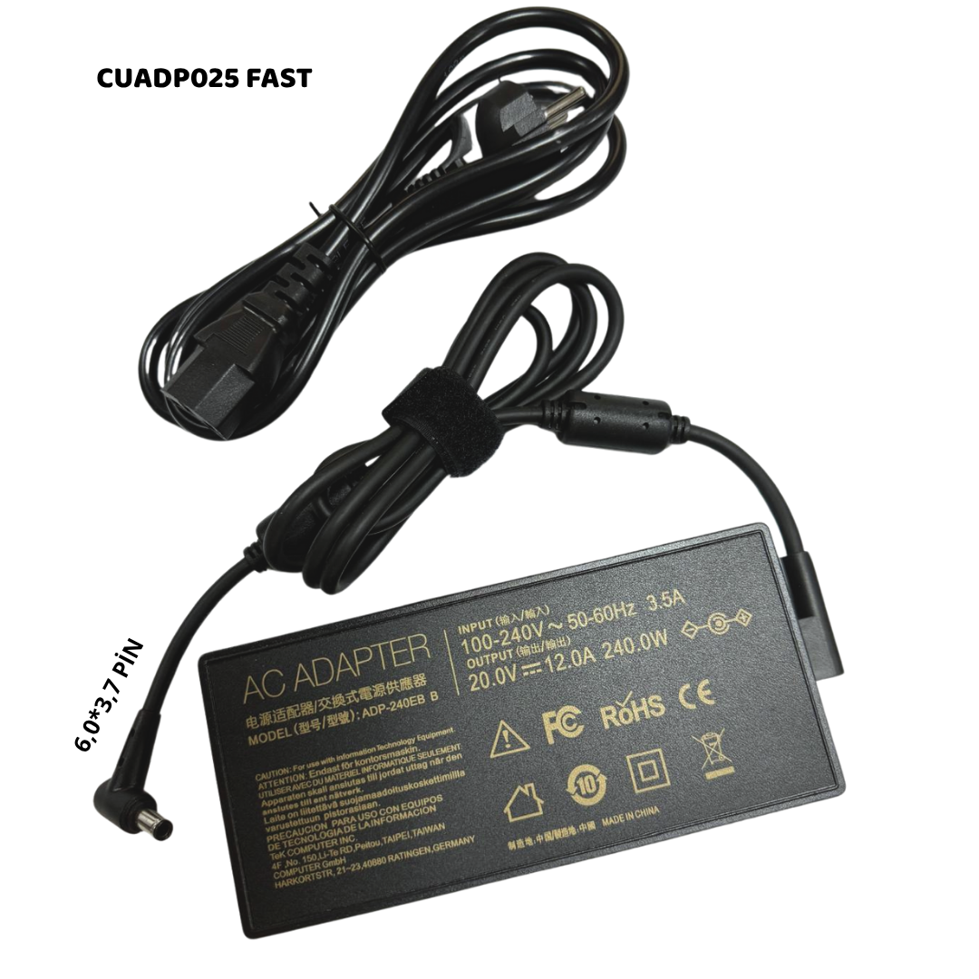 20V 12A ADAPTÖR 240W   6,0*3,7  CUADP025