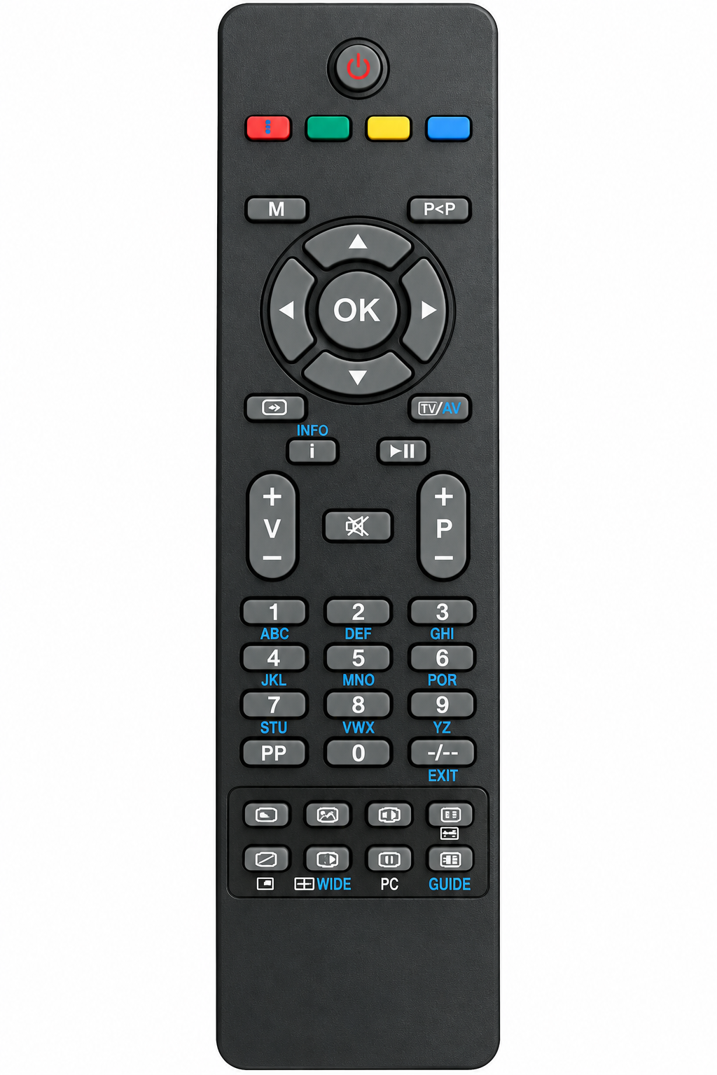 VESTEL-OKI-SHARP-TOSHIBA  PP TUŞLU