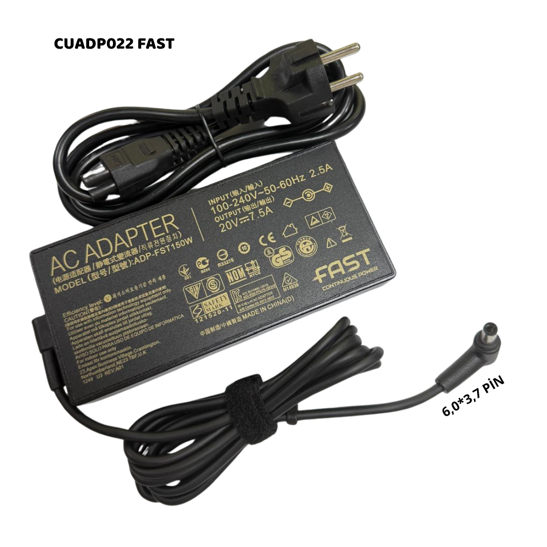 20V 7,5A ADAPTÖR 150W   6,0*3,7  CUADP022