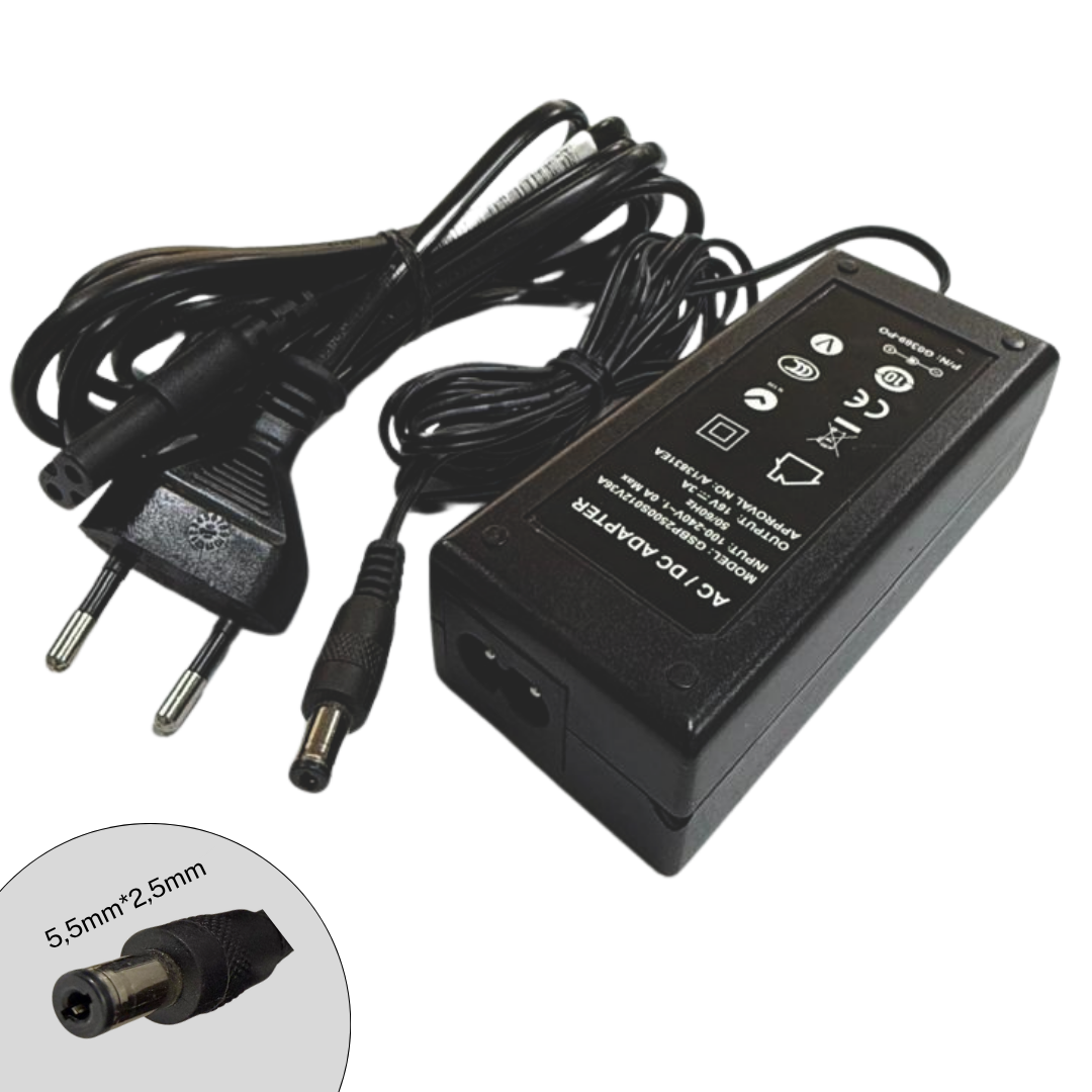 16 V 3A SANTRAL ADAPTÖRÜ  5,5*2,5 UÇ NOTEBOOK TIPI