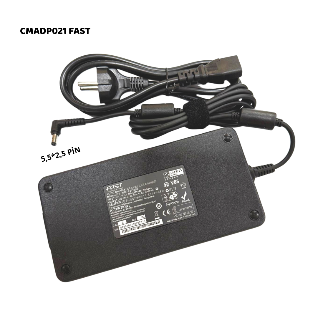 19V 11,8A ADAPTÖR 230W LITEON  5,5*2,5   CMADP021