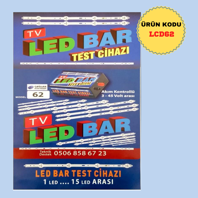 LCD TEST CİHAZI 1-15 LED ARASI