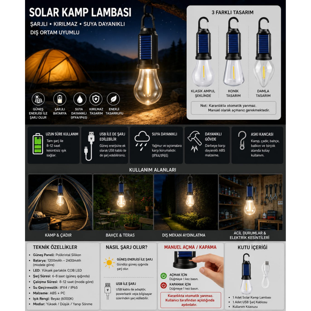 KAMP LAMBASI SOLARLI T01