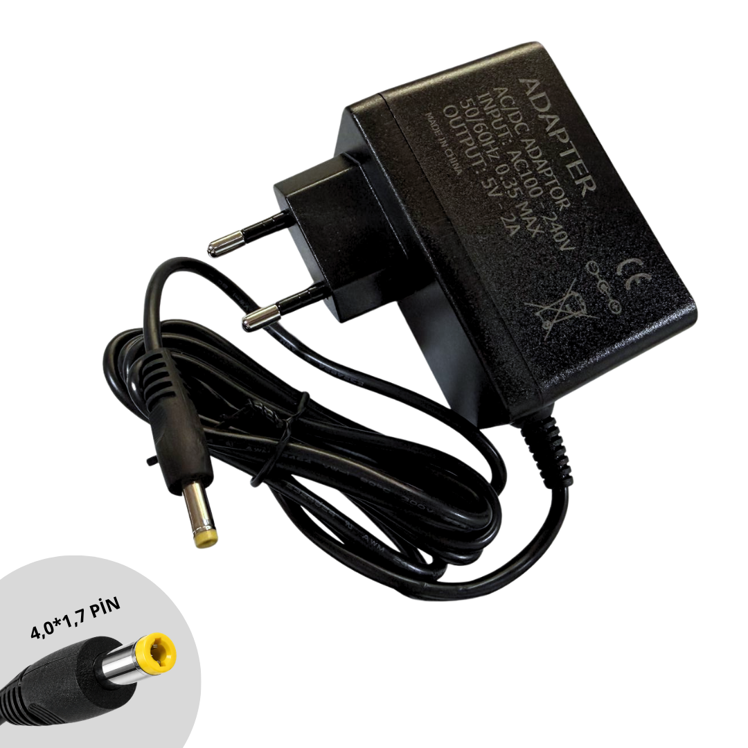 5 V 2A   AC/DC ADAPTÖR-ANDROID BOX İÇİN  4,0mm*1,7mm İNCE UÇ