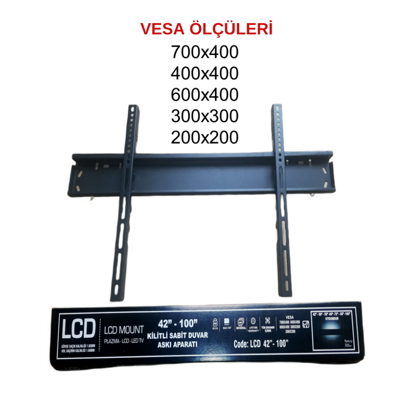 TV SABİT ASKI APARATI 42"-100"