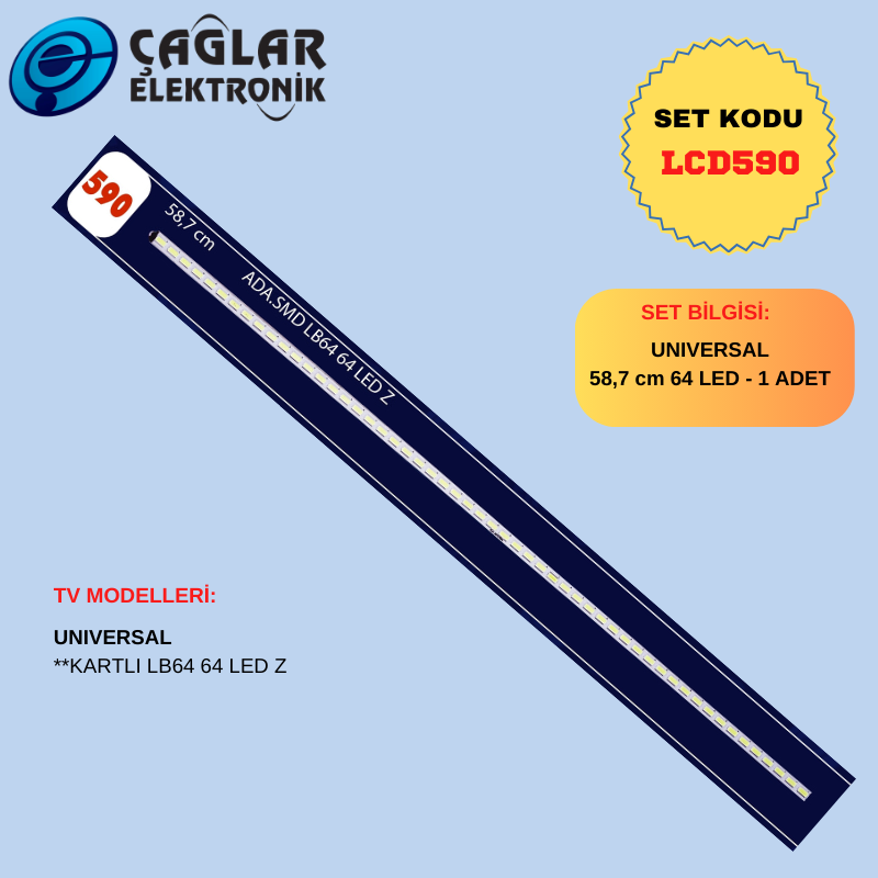 UNIVERSAL**KARTLI LB64 64 LED Z