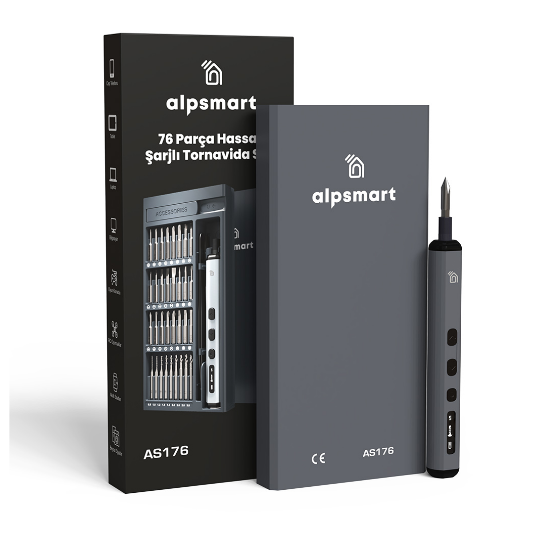 HASSAS ŞARJLI TORNAVİDA SETİ 76 Parça – AS176