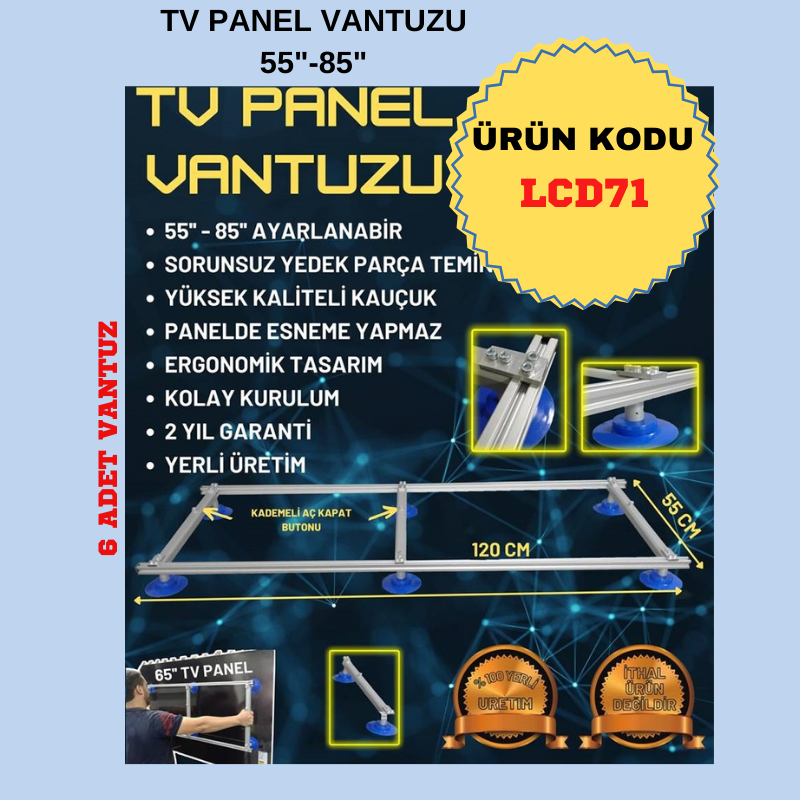 TV PANEL VANTUZU 55"-85" 6 VANTUZLU