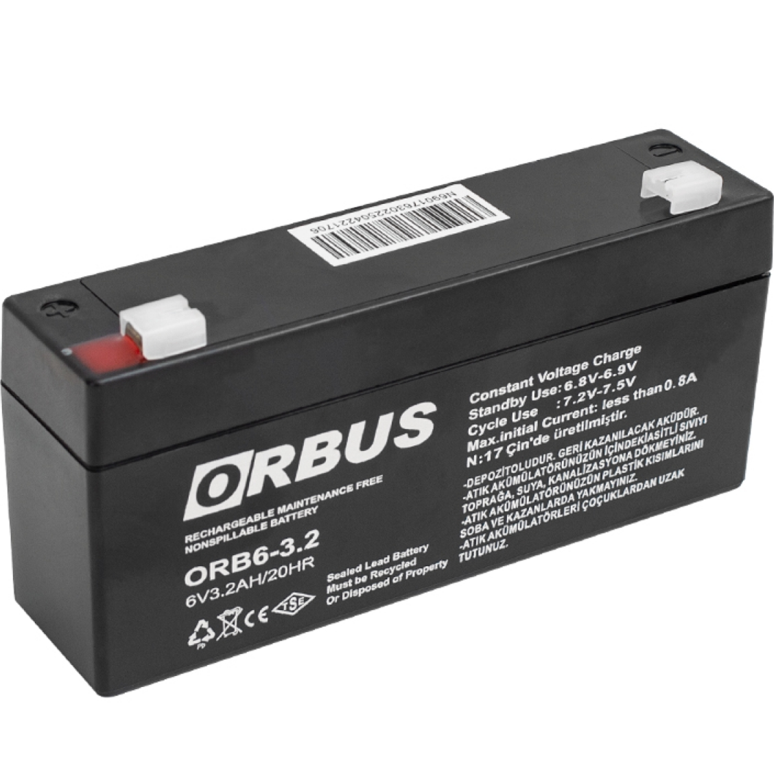AKU 6 V 3,2AH KISA ORBUS