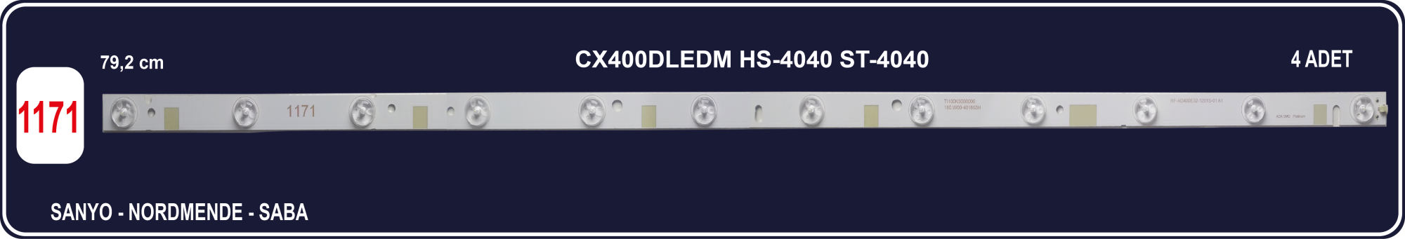 SANYO CX400DLEDM - HS-4040 - ST-4040