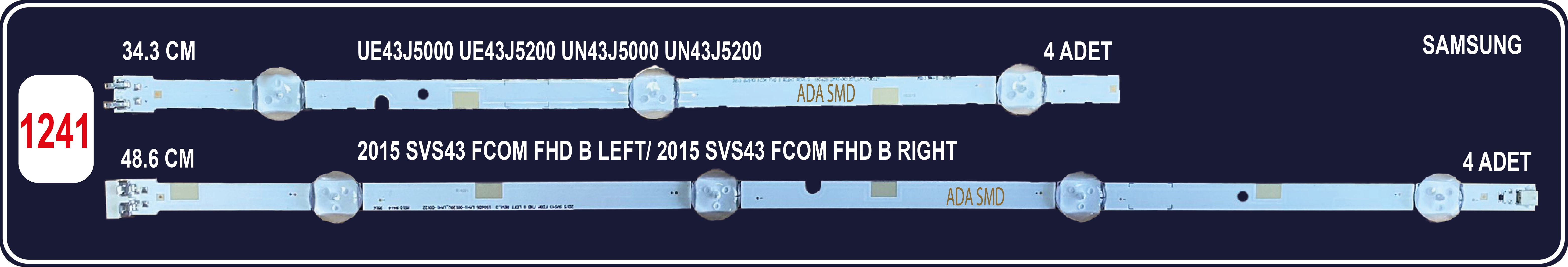 SAMSUNG UE43J5000 - UE43J5200 - UN43J5000 - UN43J5200 - UE43J5300 - UA43J5100