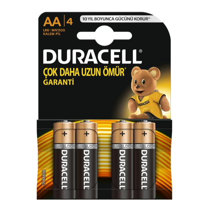 DURACELL 1,5V KALEM PİL AA 2+2