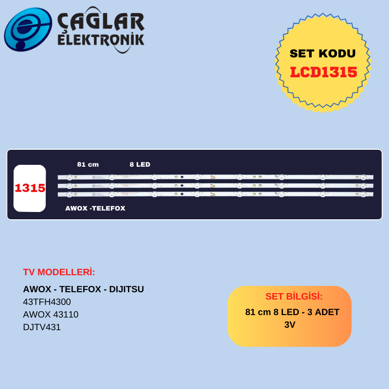 AWOX-TELEFOX AWOX 43110- TELEFOX 43TFH4300