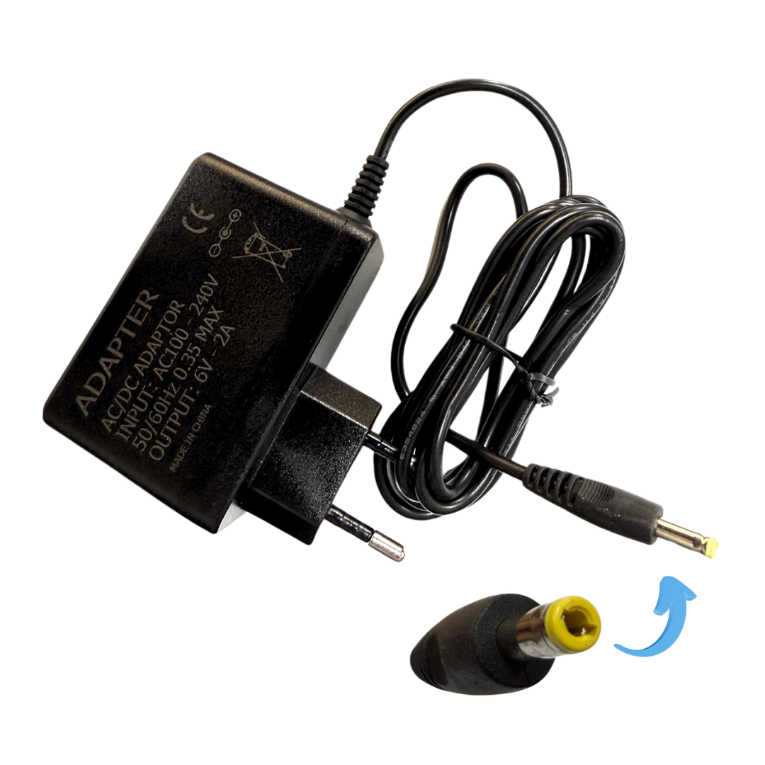 6 V 2A ADAPTÖR  (TANSİYON ALETİ OMRON VE TARTI İÇİN)