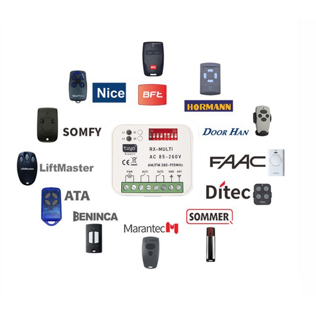 KAPI-KEPENK KONTROL KUMANDA ALICISI  Wi-Fi ve 433 Mhz