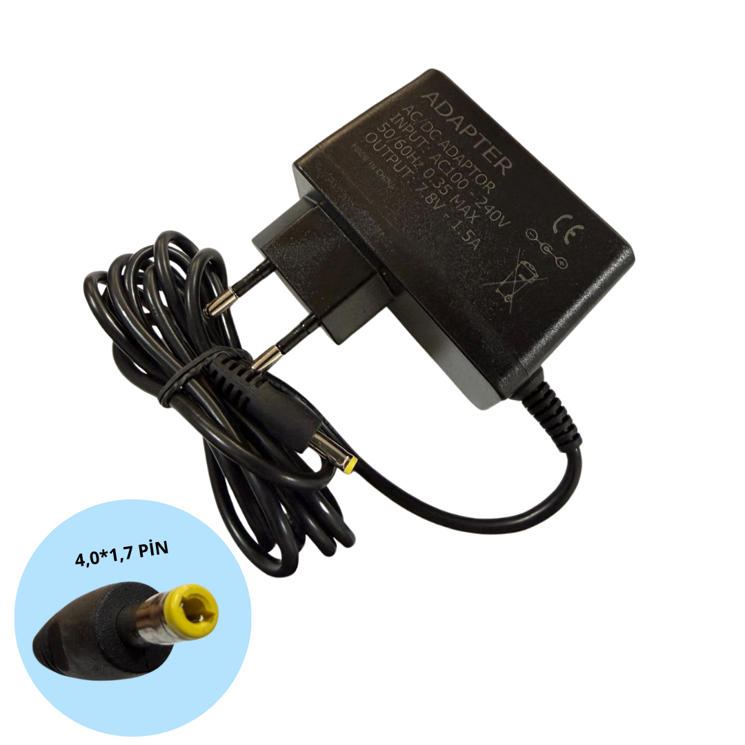 7,8V 1,5A TERAZİ ADAPTÖRÜ 4,0*1,7