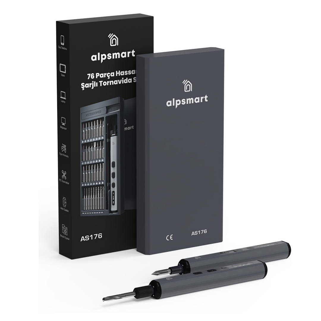 HASSAS ŞARJLI TORNAVİDA SETİ 76 Parça – AS176