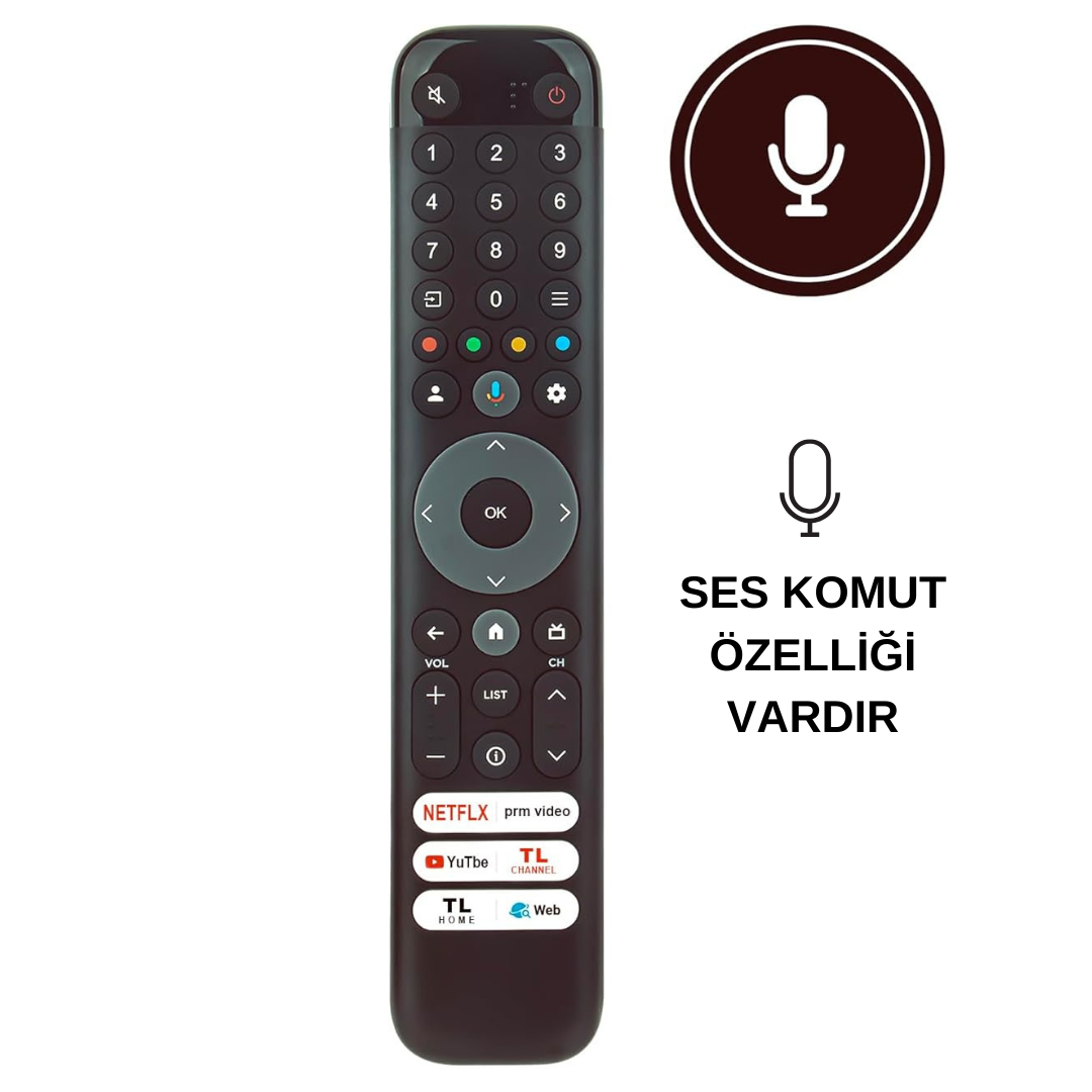 TCL WEB TUŞLU  RC833 GUB1