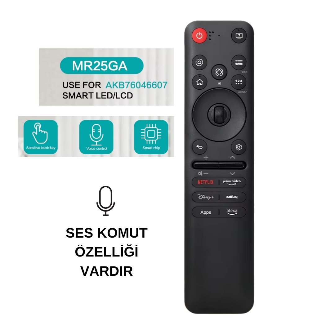 LG MR25GA (AKB76046607) SES KOMUTLU