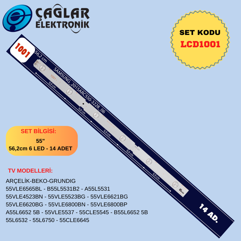 ARÇELİK-BEKO-GRUNDIG 55VLE6565BL - B55L55314 B2 - A55L55314 B2-A55L55314 W2   